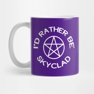 I'd Rather Be Skyclad Funny Wiccan Pagan Cheeky Witch® Mug